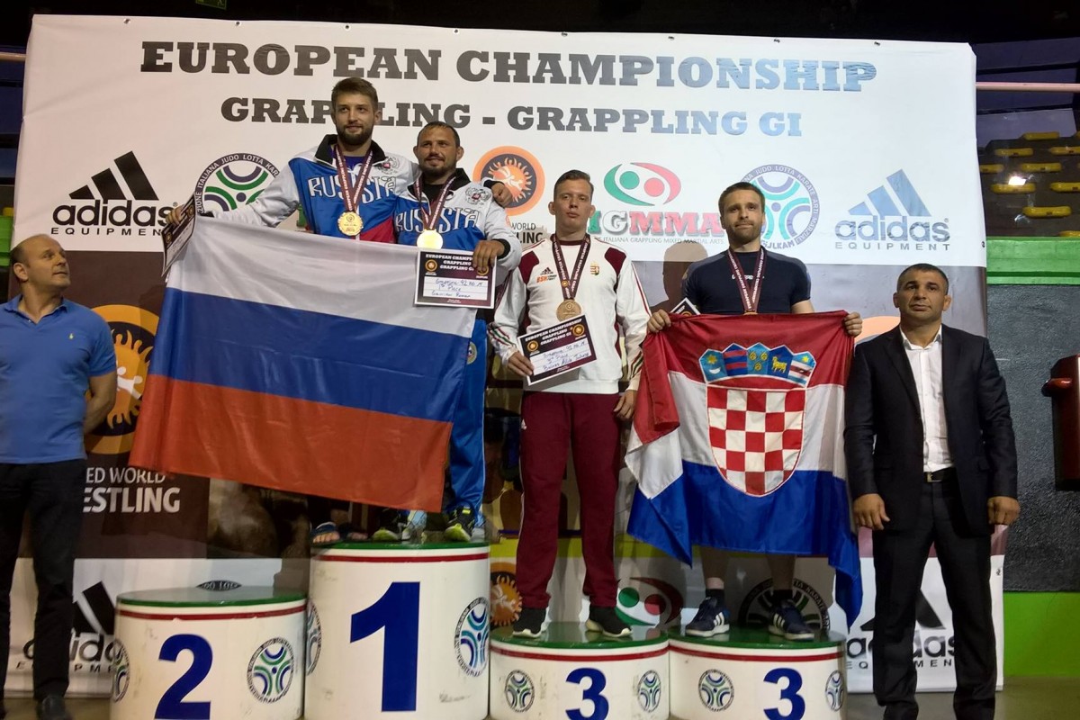 Održano Europsko prvenstvo u grapplingu za seniore u Rimu